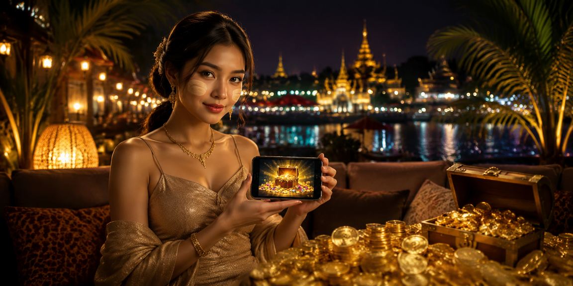 ရန်ကုန်မြို့ Chinatown မှာ စားသုံးသူများအားကစား လောင်းကစားနေမှု